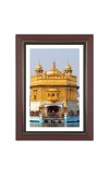 Golden Temple Photo - Brown Color Frame, 10x14 Inch | Premium Quality Print | Perfect for Home and Office Wall Decoration Golden Temple Photo - Brown Color Frame, 10x14 Inch | Premium Quality Print | Perfect for Home and Office Wall Decoration