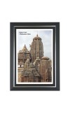 Lingraj Temple Photo - Brown Color Frame, 10x14 Inch | Premium Quality Print |  Perfect for Home and Office Wall Decoration