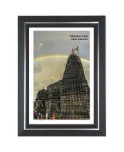 Triambkeshwar Temple Photo - Brown Color Frame, 10x14 Inch | Premium Quality Print |  Perfect for Home and Office Wall Decoration