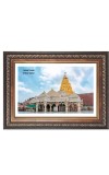 Ambaji Temple Photo - Brown Color Frame, 10x14 Inch | Premium Quality Print | Perfect for Home and Office Wall Decoration Ambaji Temple Photo - Brown Color Frame, 10x14 Inch | Premium Quality Print | Perfect for Home and Office Wall Decoration