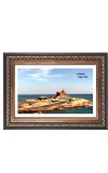 Jal Mandir Photo - Brown Color Frame, 10x14 Inch | Premium Quality Print |  Perfect for Home and Office Wall Decoration