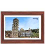 Ramnathi Temple Photo - Brown Color Frame, 10x14 Inch | Premium Quality Print |  Perfect for Home and Office Wall Decoration