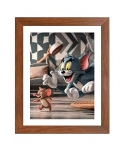 AI Funny AI Funny Tom & Jerry Art Picture for Kids Art Picture for Kids - 10x14 inches, Brown Color - Perfect Wall Decor for Children's Room AI Funny AI Funny Tom & Jerry Art Picture for Kids Art Picture for Kids - 10x14 inches, Brown Color - Perfect Wall Decor for Children's Room