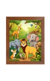 AI Funny AI Funny Lion and elephant & birds, Rabbit Art Picture for Kids Art Picture for Kids - 10x14 inches, Brown Color - Perfect Wall Decor for Children's Room AI Funny AI Funny Lion and elephant & birds, Rabbit Art Picture for Kids Art Picture for Kids - 10x14 inches, Brown Color - Perfect Wall Decor for Children's Room