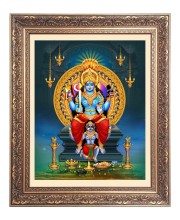 Ma Bhadrakali Big Photo Frame - 10x14 Inches for Home ,Temple &  Office Decoration