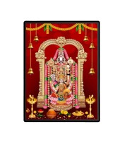 Lord Tirupati Balaji Laminated Photo  - 5x7 Inches, Divine Blessings for Home & Office and Temple Decoration
