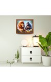 AI Funny AI Funny Lion And King Kong Art Picture for Kids Art Picture for Kids - 10x14 inches, Brown Color - Perfect Wall Decor for Children's Room AI Funny AI Funny Lion And King Kong Art Picture for Kids Art Picture for Kids - 10x14 inches, Brown Color - Perfect Wall Decor for Children's Room