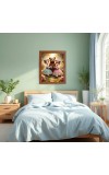 AI Funny AI Funny Teddy Bear With Girls Art Picture for Kids Art Picture for Kids - 10x14 inches, Brown Color - Perfect Wall Decor for Children's Room AI Funny AI Funny Teddy Bear With Girls Art Picture for Kids Art Picture for Kids - 10x14 inches, Brown Color - Perfect Wall Decor for Children's Room