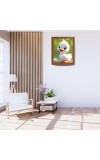 AI Funny AI Funny Cute Duck  Art Picture for Kids Art Picture for Kids - 10x14 inches, Brown Color - Perfect Wall Decor for Children's Room