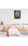 AI Funny AI Funny Cute  Fish Art Picture for Kids Art Picture for Kids - 10x14 inches, Brown Color - Perfect Wall Decor for Children's Room