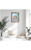AI Funny AI Funny Doremon Art Picture for Kids Art Picture for Kids - 10x14 inches, Brown Color - Perfect Wall Decor for Children's Room