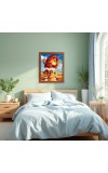 AI Funny AI Funny Lion the king Art Picture for Kids Art Picture for Kids - 10x14 inches, Brown Color - Perfect Wall Decor for Children's Room AI Funny AI Funny Lion the king Art Picture for Kids Art Picture for Kids - 10x14 inches, Brown Color - Perfect Wall Decor for Children's Room