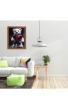 AI Funny AI Funny Teddy bear  Art Picture for Kids Art Picture for Kids - 10x14 inches, Brown Color - Perfect Wall Decor for Children's Room