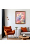 AI Funny AI Funny Cute Cat  Art Picture for Kids Art Picture for Kids - 10x14 inches, Brown Color - Perfect Wall Decor for Children's Room