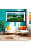 Nature Landscape Floating Frame Scenery Digital Print - 12x24 inch Modern Nature Wall Art for Living Room, Bedroom, Office, Hotels, Drawing Room Nature Landscape Floating Frame Scenery Digital Print - 12x24 inch Modern Nature Wall Art for Living Room, Bedroom, Office, Hotels, Drawing Room
