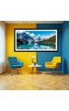 Nature Landscape Floating Frame Scenery Digital Print - 12x24 inch Modern Nature Wall Art for Living Room, Bedroom, Office, Hotels, Drawing Room Nature Landscape Floating Frame Scenery Digital Print - 12x24 inch Modern Nature Wall Art for Living Room, Bedroom, Office, Hotels, Drawing Room