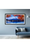 Nature Landscape Floating Frame Scenery Digital Print - 12x24 inch Modern Nature Wall Art for Living Room, Bedroom, Office, Hotels, Drawing Room Nature Landscape Floating Frame Scenery Digital Print - 12x24 inch Modern Nature Wall Art for Living Room, Bedroom, Office, Hotels, Drawing Room
