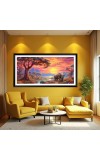 Nature Landscape Floating Frame Scenery Digital Print - 12x24 inch Modern Nature Wall Art for Living Room, Bedroom, Office, Hotels, Drawing Room Nature Landscape Floating Frame Scenery Digital Print - 12x24 inch Modern Nature Wall Art for Living Room, Bedroom, Office, Hotels, Drawing Room
