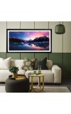 Nature Landscape Floating Frame Scenery Digital Print - 12x24 inch Modern Nature Wall Art for Living Room, Bedroom, Office, Hotels, Drawing Room