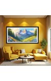 Nature Landscape Floating Frame Scenery Digital Print - 12x24 inch Modern Nature Wall Art for Living Room, Bedroom, Office, Hotels, Drawing Room Nature Landscape Floating Frame Scenery Digital Print - 12x24 inch Modern Nature Wall Art for Living Room, Bedroom, Office, Hotels, Drawing Room