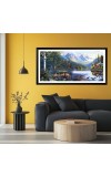 Nature Landscape Floating Frame Scenery Digital Print - 12x24 inch Modern Nature Wall Art for Living Room, Bedroom, Office, Hotels, Drawing Room Nature Landscape Floating Frame Scenery Digital Print - 12x24 inch Modern Nature Wall Art for Living Room, Bedroom, Office, Hotels, Drawing Room