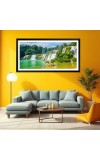 Nature Landscape Floating Frame Scenery Digital Print - 12x24 inch Modern Nature Wall Art for Living Room, Bedroom, Office, Hotels, Drawing Room Nature Landscape Floating Frame Scenery Digital Print - 12x24 inch Modern Nature Wall Art for Living Room, Bedroom, Office, Hotels, Drawing Room