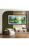 Nature Landscape Floating Frame Scenery Digital Print - 12x24 inch Modern Nature Wall Art for Living Room, Bedroom, Office, Hotels, Drawing Room Nature Landscape Floating Frame Scenery Digital Print - 12x24 inch Modern Nature Wall Art for Living Room, Bedroom, Office, Hotels, Drawing Room