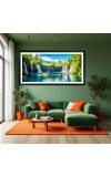 Nature Landscape Floating Frame Scenery Digital Print - 12x24 inch Modern Nature Wall Art for Living Room, Bedroom, Office, Hotels, Drawing Room Nature Landscape Floating Frame Scenery Digital Print - 12x24 inch Modern Nature Wall Art for Living Room, Bedroom, Office, Hotels, Drawing Room