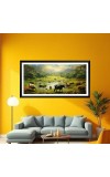 Nature Landscape Floating Frame Scenery Digital Print - 12x24 inch Modern Nature Wall Art for Living Room, Bedroom, Office, Hotels, Drawing Room Nature Landscape Floating Frame Scenery Digital Print - 12x24 inch Modern Nature Wall Art for Living Room, Bedroom, Office, Hotels, Drawing Room