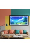 Nature Landscape Floating Frame Scenery Digital Print - 12x24 inch Modern Nature Wall Art for Living Room, Bedroom, Office, Hotels, Drawing Room Nature Landscape Floating Frame Scenery Digital Print - 12x24 inch Modern Nature Wall Art for Living Room, Bedroom, Office, Hotels, Drawing Room