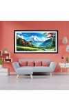 Nature Landscape Floating Frame Scenery Digital Print - 12x24 inch Modern Nature Wall Art for Living Room, Bedroom, Office, Hotels, Drawing Room Nature Landscape Floating Frame Scenery Digital Print - 12x24 inch Modern Nature Wall Art for Living Room, Bedroom, Office, Hotels, Drawing Room