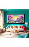 Nature Landscape Floating Frame Scenery Digital Print - 12x24 inch Modern Nature Wall Art for Living Room, Bedroom, Office, Hotels, Drawing Room Nature Landscape Floating Frame Scenery Digital Print - 12x24 inch Modern Nature Wall Art for Living Room, Bedroom, Office, Hotels, Drawing Room