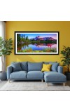 Nature Landscape Floating Frame Scenery Digital Print - 12x24 inch Modern Nature Wall Art for Living Room, Bedroom, Office, Hotels, Drawing Room Nature Landscape Floating Frame Scenery Digital Print - 12x24 inch Modern Nature Wall Art for Living Room, Bedroom, Office, Hotels, Drawing Room