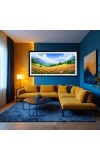 Nature Landscape Floating Frame Scenery Digital Print - 12x24 inch Modern Nature Wall Art for Living Room, Bedroom, Office, Hotels, Drawing Room Nature Landscape Floating Frame Scenery Digital Print - 12x24 inch Modern Nature Wall Art for Living Room, Bedroom, Office, Hotels, Drawing Room