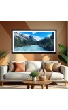 Nature Landscape Floating Frame Scenery Digital Print - 12x24 inch Modern Nature Wall Art for Living Room, Bedroom, Office, Hotels, Drawing Room