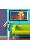 Nature Landscape Floating Frame Scenery Digital Print - 12x24 inch Modern Nature Wall Art for Living Room, Bedroom, Office, Hotels, Drawing Room Nature Landscape Floating Frame Scenery Digital Print - 12x24 inch Modern Nature Wall Art for Living Room, Bedroom, Office, Hotels, Drawing Room
