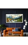 Nature Landscape Floating Frame Scenery Digital Print - 12x24 inch Modern Nature Wall Art for Living Room, Bedroom, Office, Hotels, Drawing Room Nature Landscape Floating Frame Scenery Digital Print - 12x24 inch Modern Nature Wall Art for Living Room, Bedroom, Office, Hotels, Drawing Room