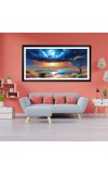 Nature Landscape Floating Frame Scenery Digital Print - 12x24 inch Modern Nature Wall Art for Living Room, Bedroom, Office, Hotels, Drawing Room Nature Landscape Floating Frame Scenery Digital Print - 12x24 inch Modern Nature Wall Art for Living Room, Bedroom, Office, Hotels, Drawing Room