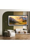 Nature Landscape Floating Frame Scenery Digital Print - 12x24 inch Modern Nature Wall Art for Living Room, Bedroom, Office, Hotels, Drawing Room