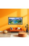 Nature Landscape Floating Frame Scenery Digital Print - 12x24 inch Modern Nature Wall Art for Living Room, Bedroom, Office, Hotels, Drawing Room Nature Landscape Floating Frame Scenery Digital Print - 12x24 inch Modern Nature Wall Art for Living Room, Bedroom, Office, Hotels, Drawing Room