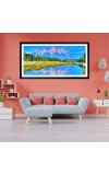 Nature Landscape Floating Frame Scenery Digital Print - 12x24 inch Modern Nature Wall Art for Living Room, Bedroom, Office, Hotels, Drawing Room Nature Landscape Floating Frame Scenery Digital Print - 12x24 inch Modern Nature Wall Art for Living Room, Bedroom, Office, Hotels, Drawing Room
