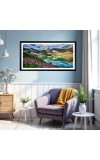 Nature Landscape Floating Frame Scenery Digital Print - 12x24 inch Modern Nature Wall Art for Living Room, Bedroom, Office, Hotels, Drawing Room