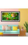 Nature Landscape Floating Frame Scenery Digital Print - 12x24 inch Modern Nature Wall Art for Living Room, Bedroom, Office, Hotels, Drawing Room
