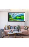 Nature Landscape Floating Frame Scenery Digital Print - 12x24 inch Modern Nature Wall Art for Living Room, Bedroom, Office, Hotels, Drawing Room Nature Landscape Floating Frame Scenery Digital Print - 12x24 inch Modern Nature Wall Art for Living Room, Bedroom, Office, Hotels, Drawing Room