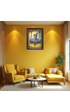Little Krishna Digital Print Photo 6.7x8.7 inches  (I24) - Vibrant Religious Wall Art for Home or Office Decor.