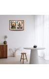 Lord kartikeya and shiva Photo Frame - 11x15Inches - Spiritual Artwork for Home Wall Decoration, Puja Room and Office Decoration and Gifting 
