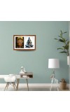 Lord vishnu and shiva Photo Frame - 11x15Inches - Spiritual Artwork for Home Wall Decoration, Puja Room and Office Decoration and Gifting 