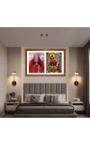 Maa tara and maa durga Photo Frame - 11x15Inches - Spiritual Artwork for Home Wall Decoration, Puja Room and Office Decoration and Gifting 