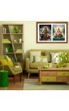 Yama and yamuna Photo Frame - 11x15Inches - Spiritual Artwork for Home Wall Decoration, Puja Room and Office Decoration and Gifting Yama and yamuna Photo Frame - 11x15Inches - Spiritual Artwork for Home Wall Decoration, Puja Room and Office Decoration and Gifting