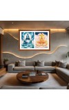 Varuna and mitra Photo Frame - 11x15Inches - Spiritual Artwork for Home Wall Decoration, Puja Room and Office Decoration and Gifting Varuna and mitra Photo Frame - 11x15Inches - Spiritual Artwork for Home Wall Decoration, Puja Room and Office Decoration and Gifting
